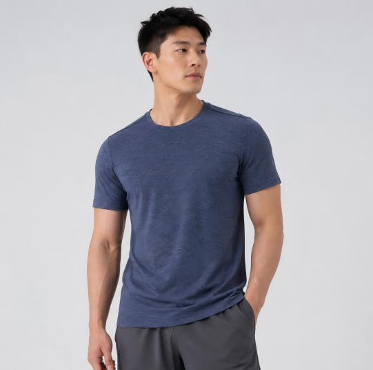 Seamless Lightweight Functional Wicking Men's T-shirt